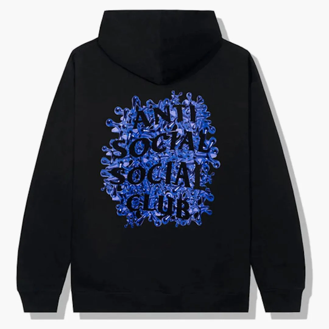 Anti Social Social Club Our Experiment Hoodie Black - Image 2