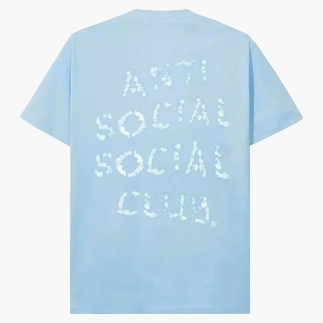 Anti Social Social Club Partly Cloudy T-shirt Blue - Image 2