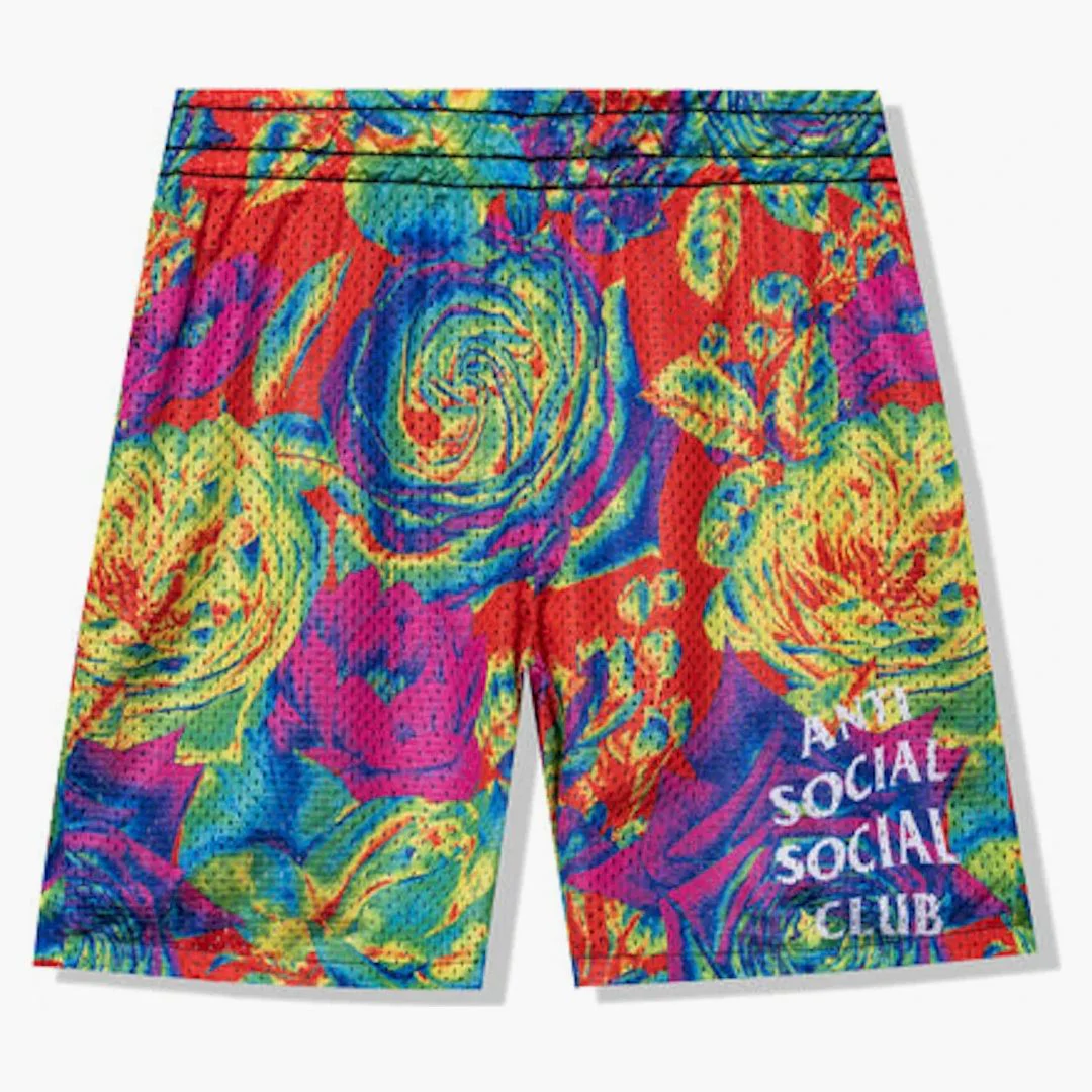 Anti Social Social Club Pedals On The Floor Reversible Mesh Shorts Multi