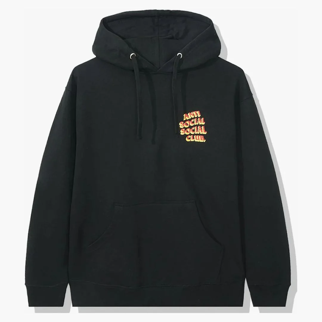 Anti Social Social Club Popcorn Hoodie Black