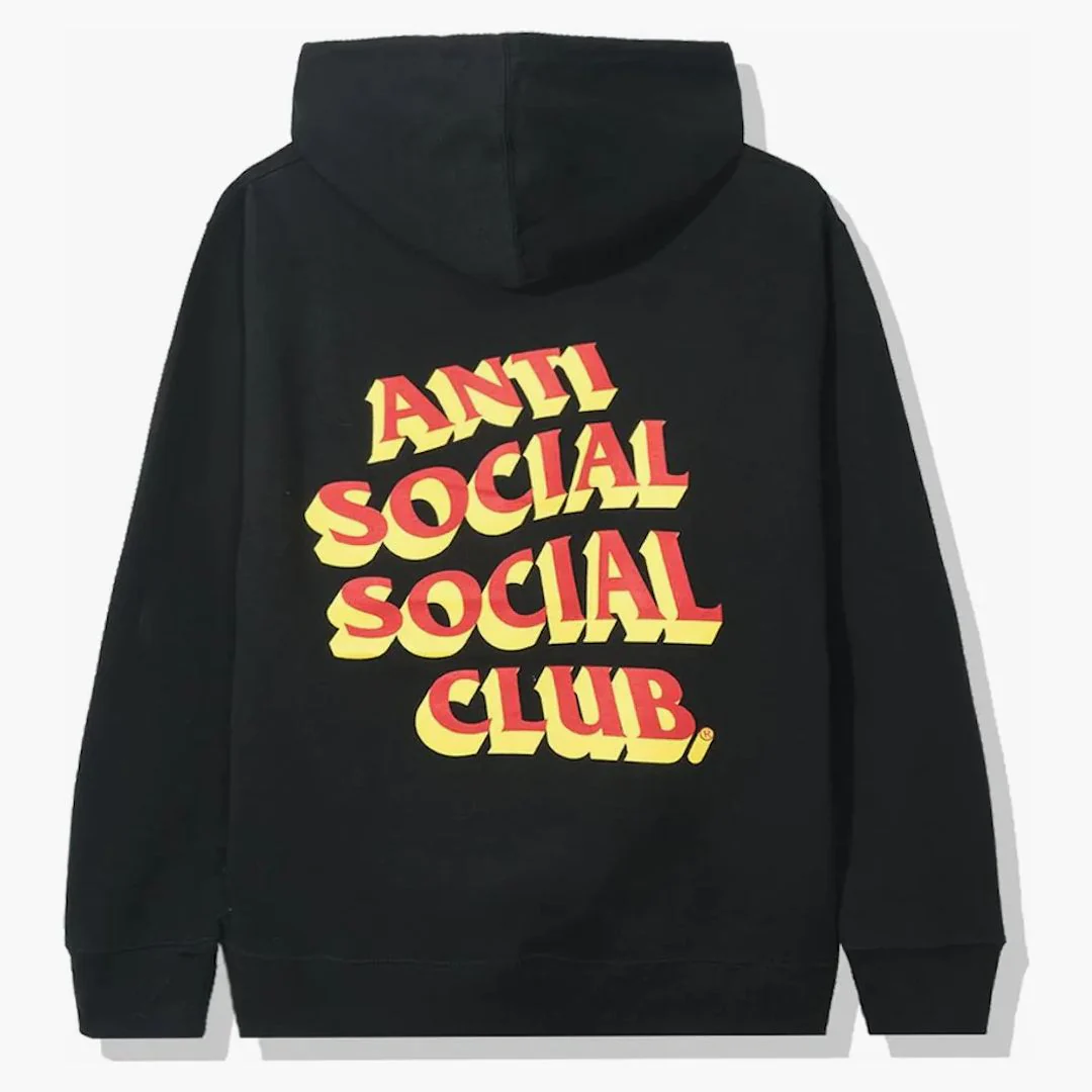 Anti Social Social Club Popcorn Hoodie Black - Image 2