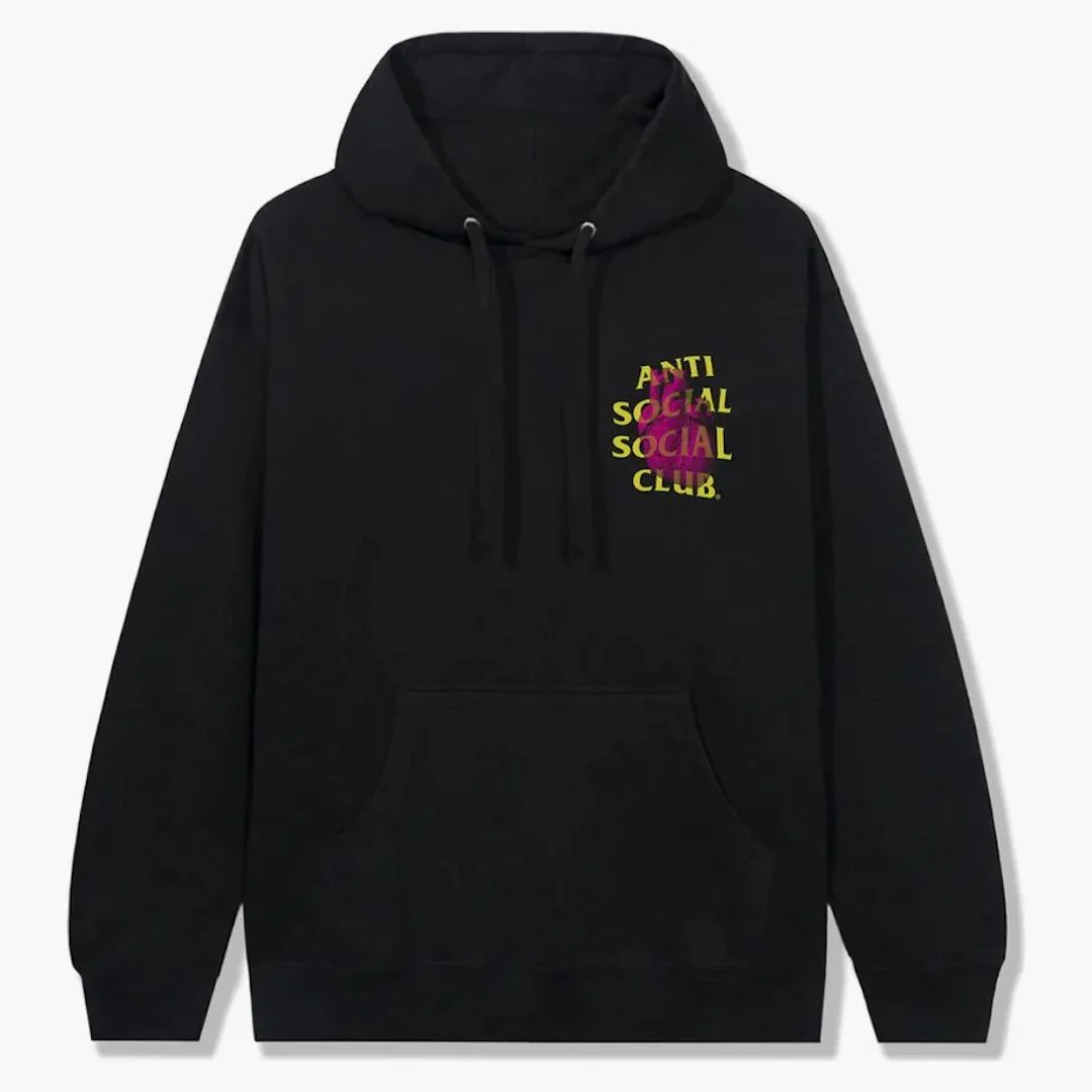 Anti Social Social Club Pulse Check Hoodie Black - Image 2