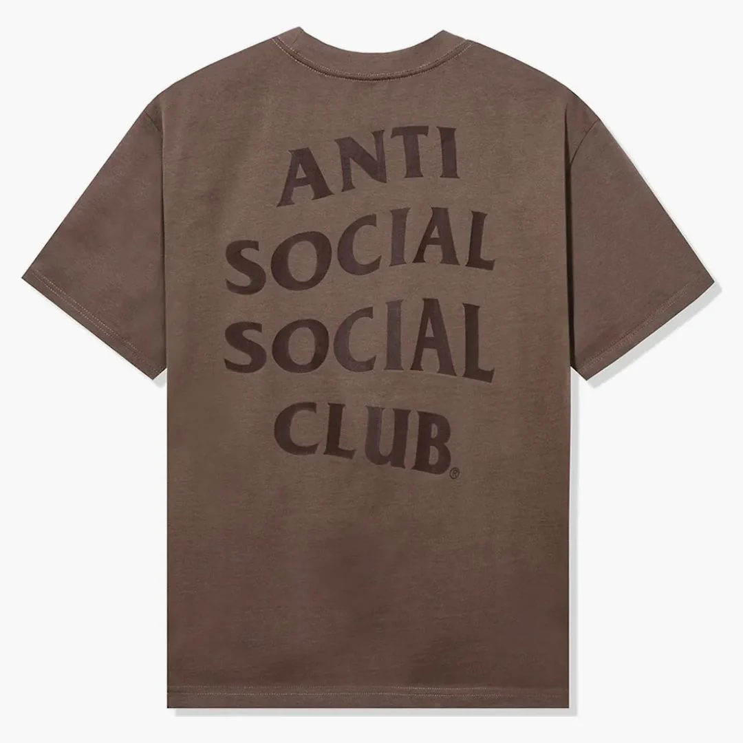 Anti Social Social Club Same But Different Premium Heavyweight Tee Walnut - Image 2