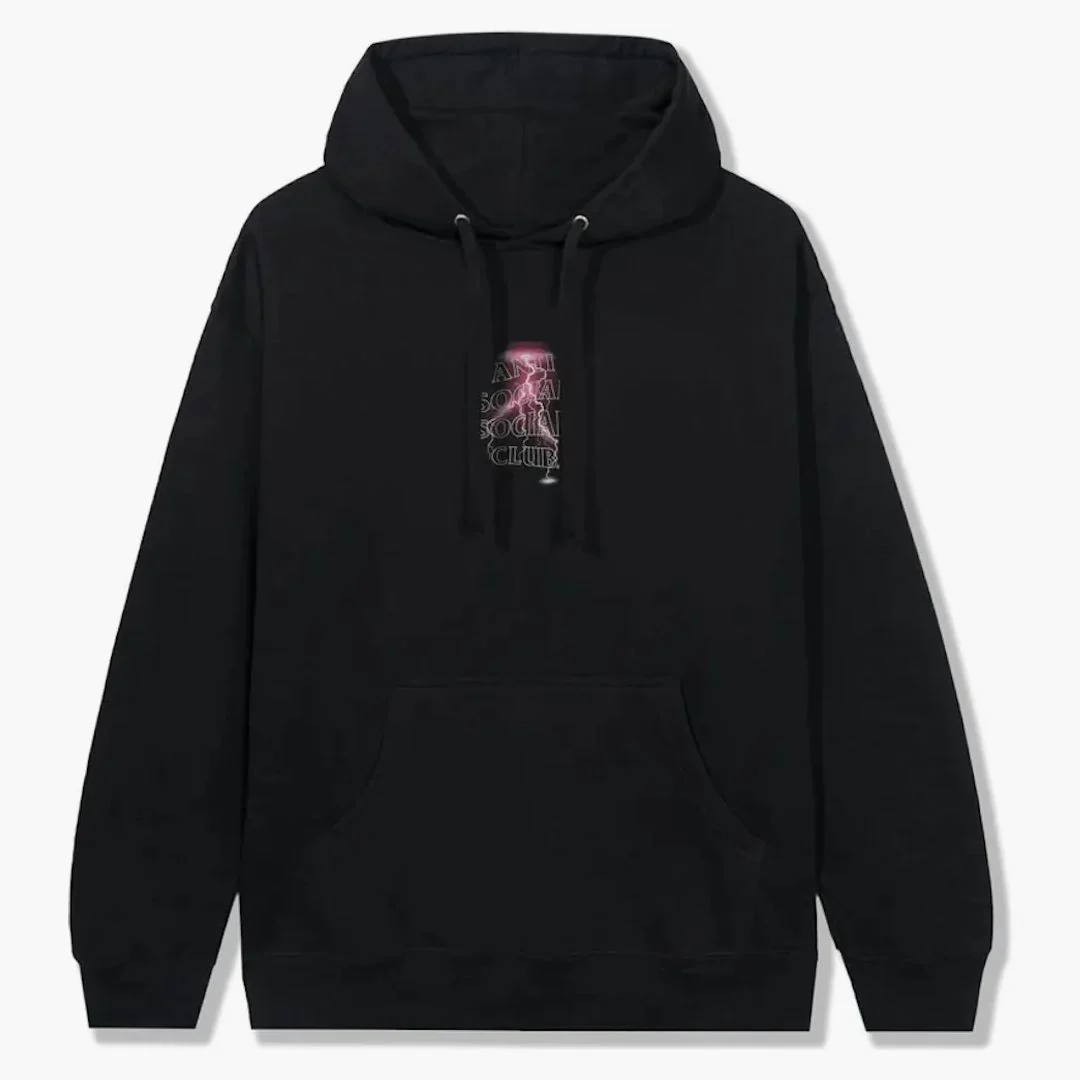 Anti Social Social Club Save Your Tears Hoodie Black (ss21) - Image 2