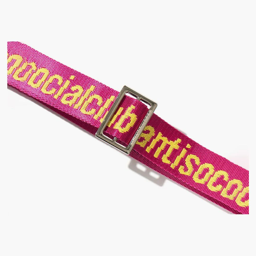 Anti Social Social Club See Right Thru Me Belt Pink - Image 2