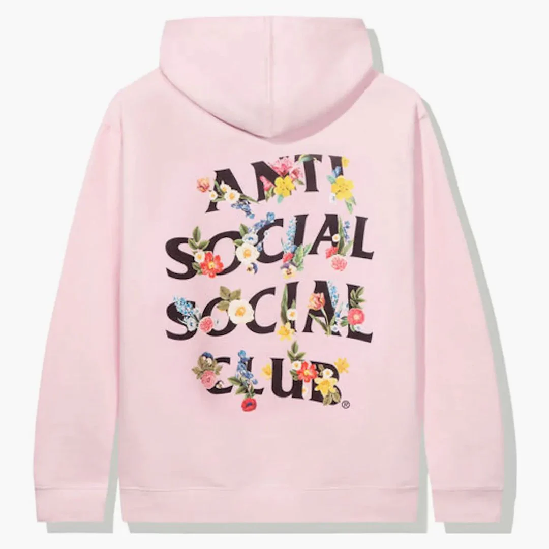 Anti Social Social Club Self Conclusion Hoodie Pink - Image 2