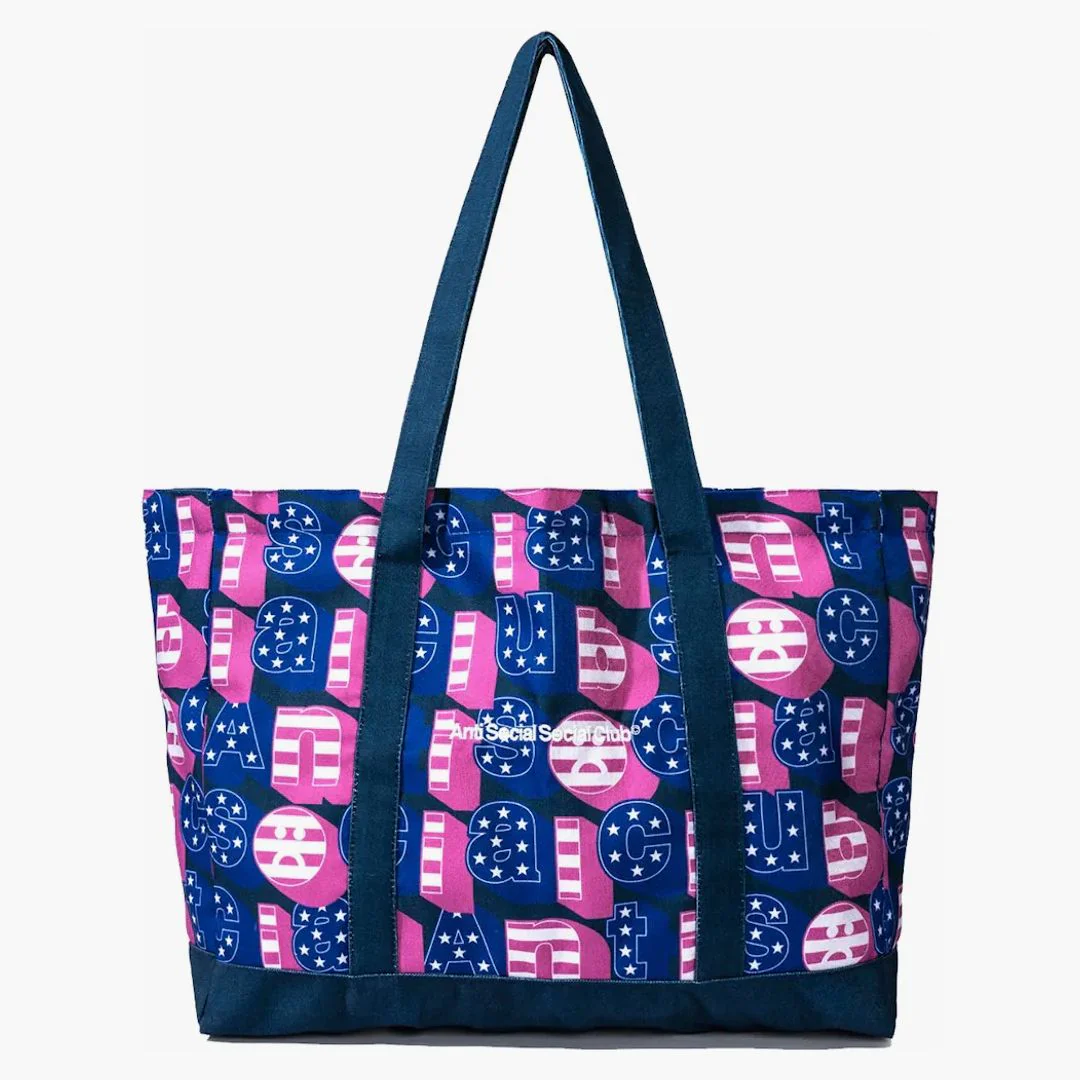 Anti Social Social Club Sign Me Up Tote Bag Multicolor