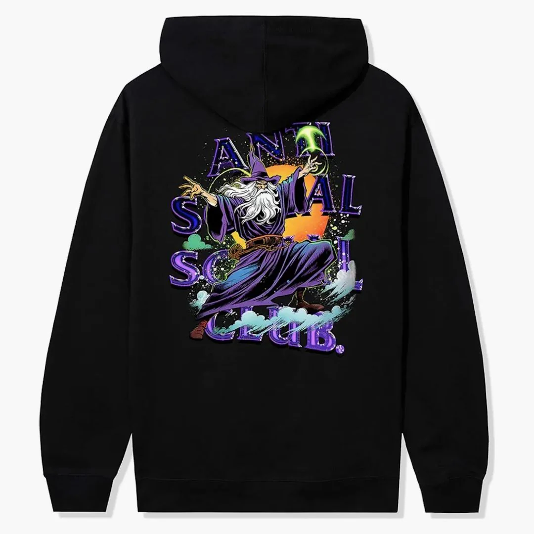 Anti Social Social Club Sleave Hoodie Black