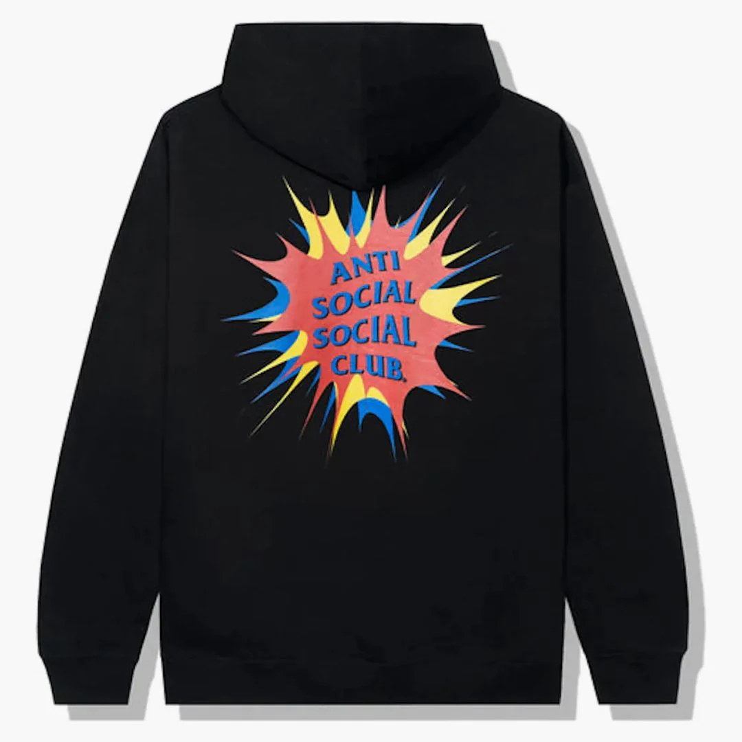 Anti Social Social Club Stunned Hoodie Black - Image 2