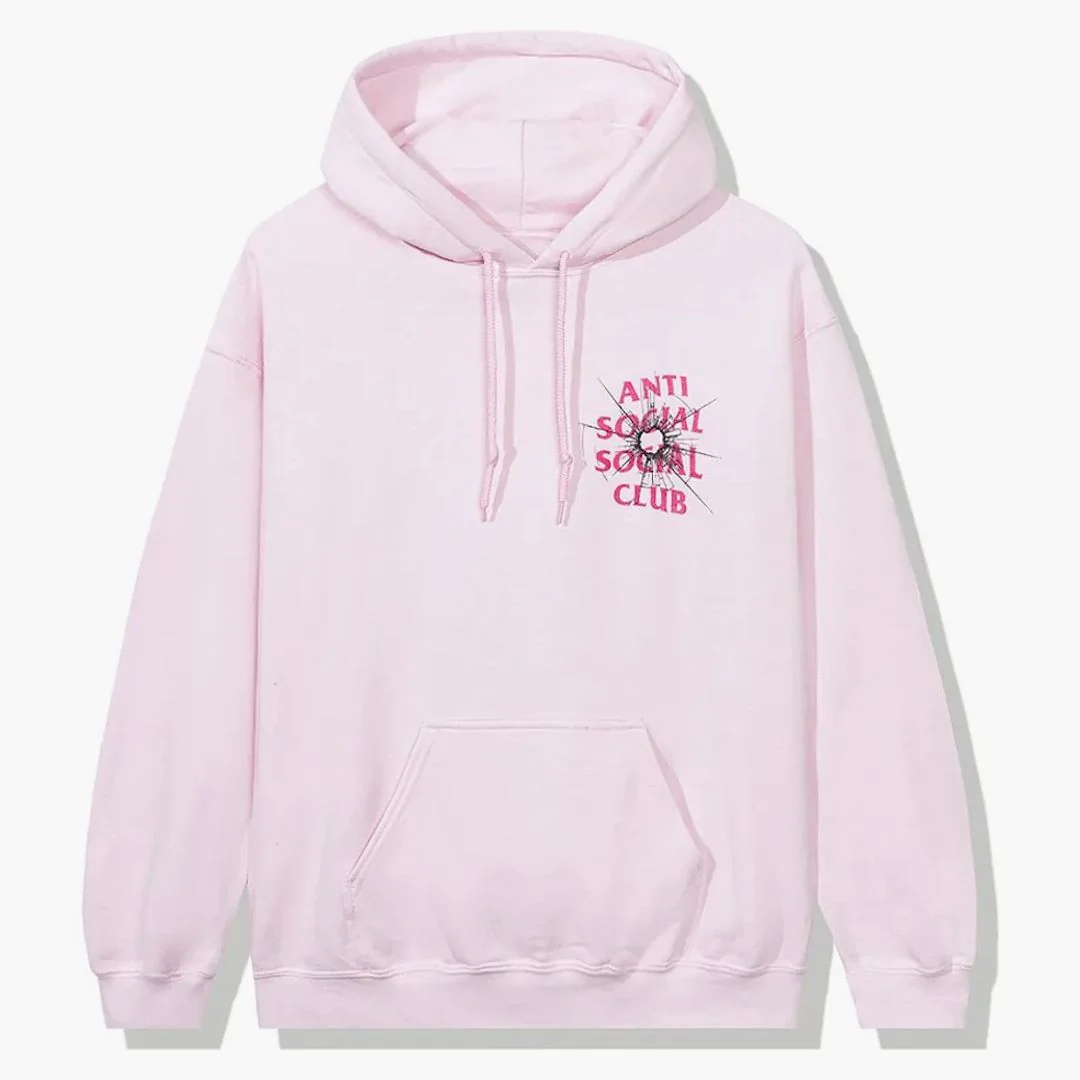 Anti Social Social Club Theories Hoodie Pink