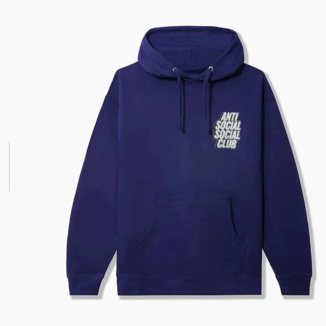 Anti Social Social Club Tokyo Hoodie Purple - Image 2