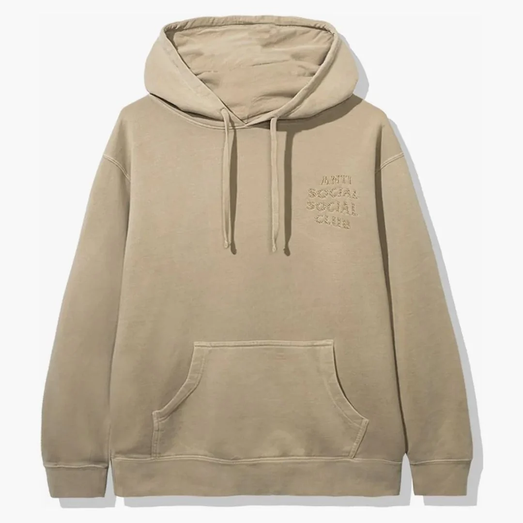 Anti Social Social Club Tone Deaf Hoodie Sand