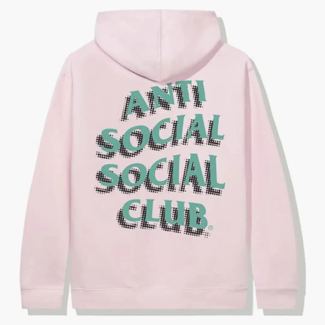 Anti Social Social Club Toned Down Hoodie Pink