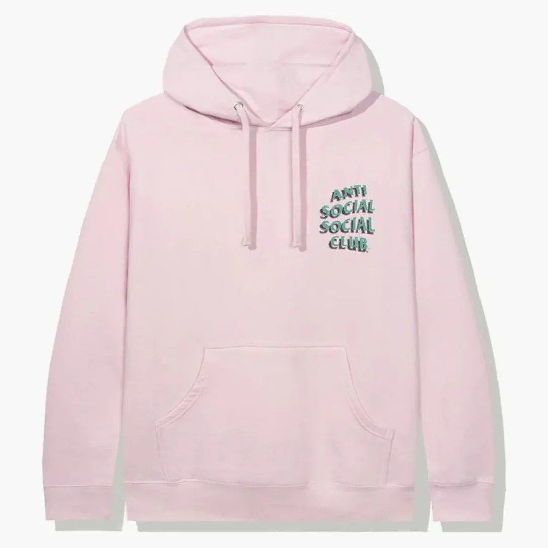 Anti Social Social Club Toned Down Hoodie Pink - Image 2