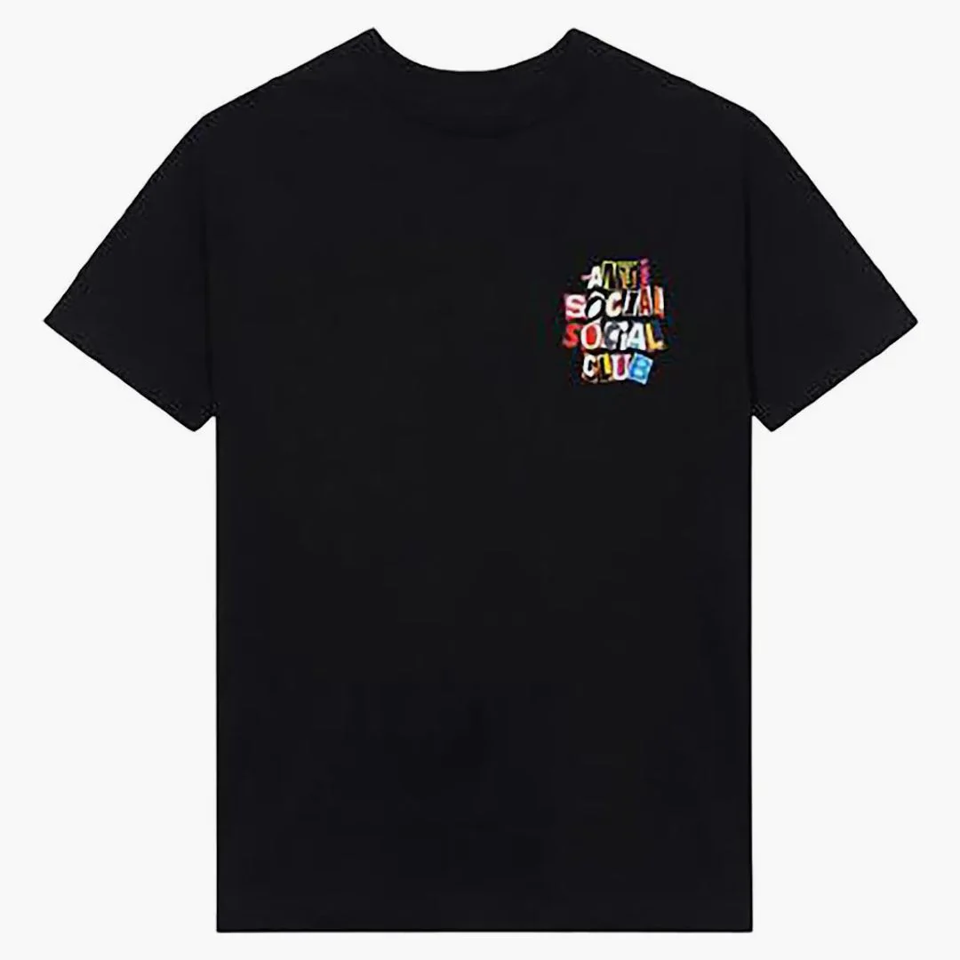 Anti Social Social Club Torn Pages Of Our Story Tee Black