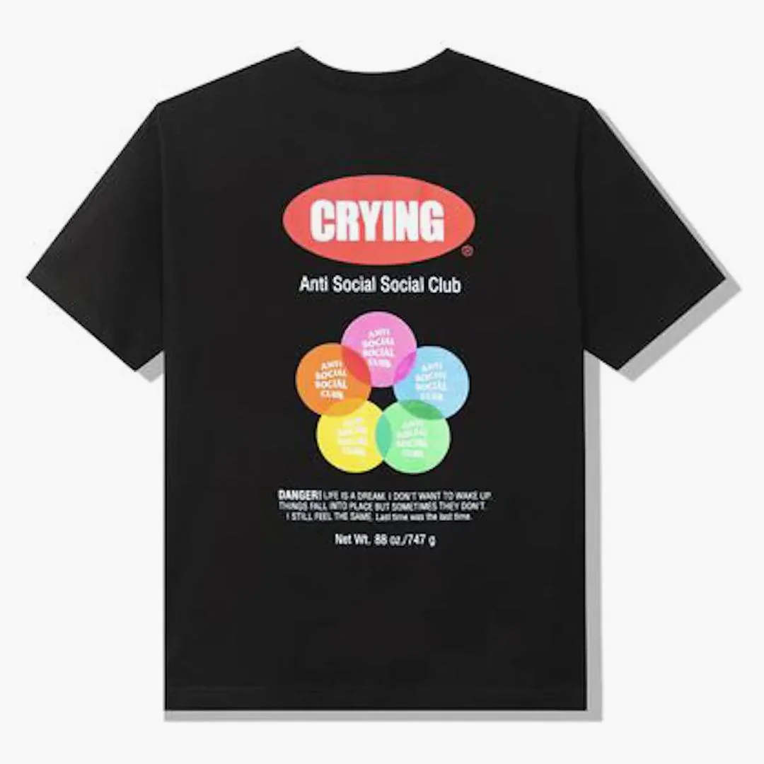 Anti Social Social Club Toy With Me Tee Black