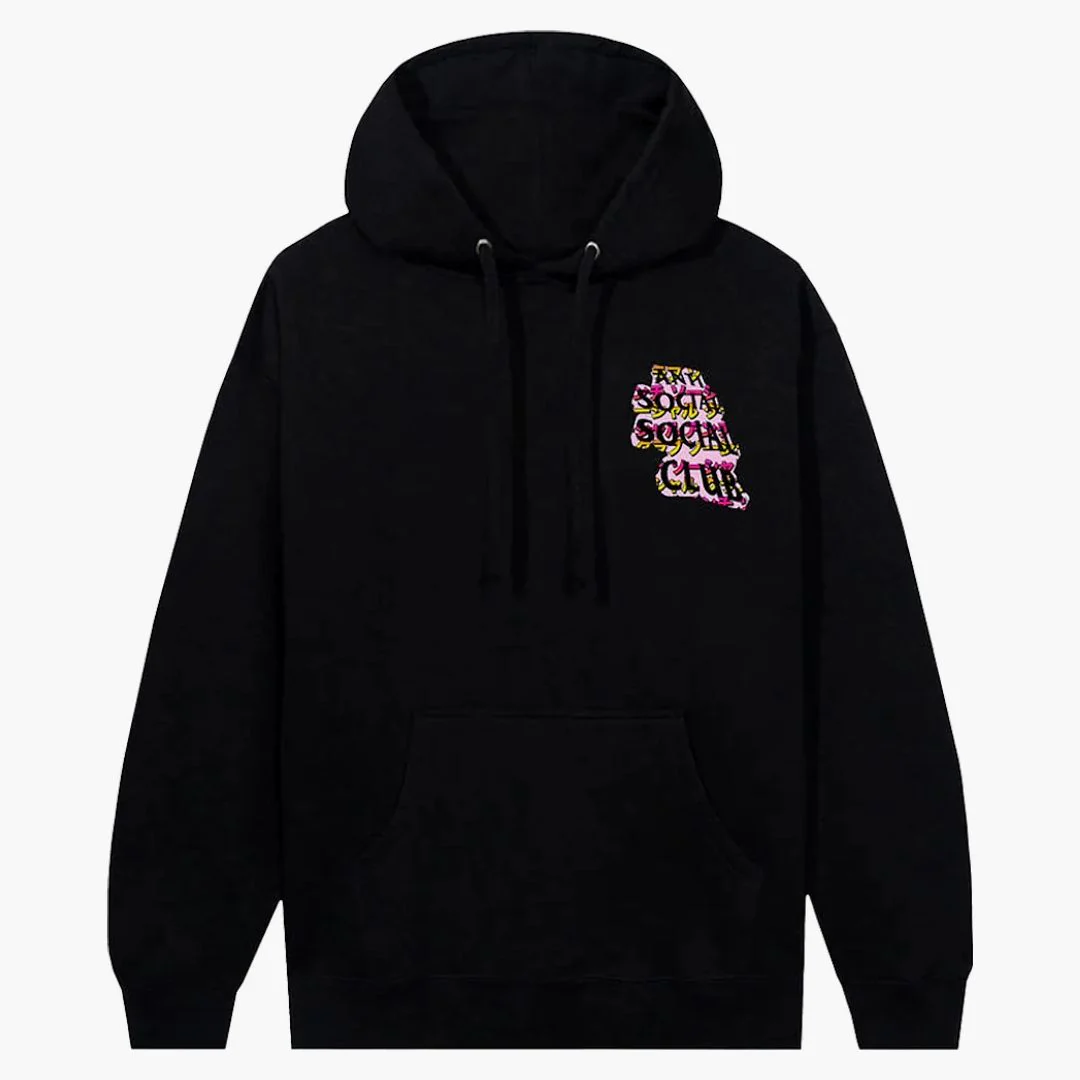 Anti Social Social Club Twisted Quickness Hoodie Black - Image 2