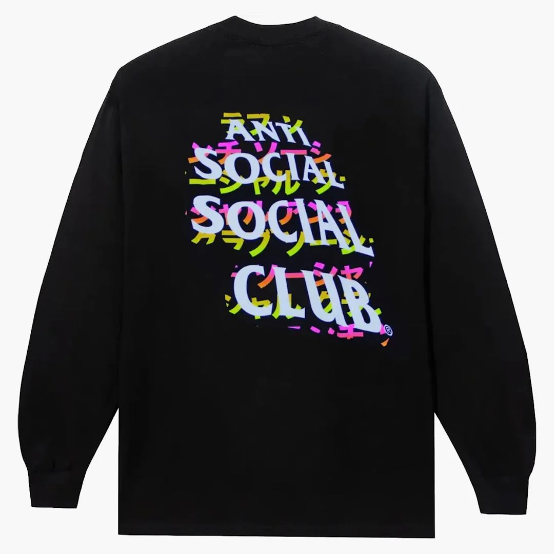 Anti Social Social Club Twisted Quickness L/s T-shirt Black - Image 2