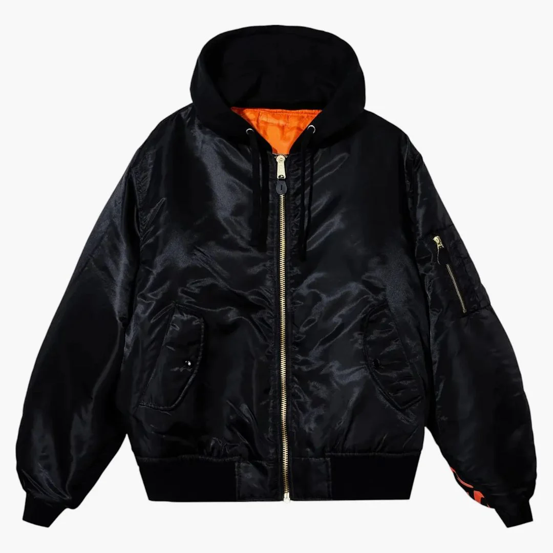 Anti Social Social Club Undftd Bomber Black/orange - Image 2