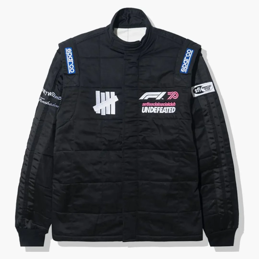 Anti Social Social Club Undftd X F1 Jacket Black