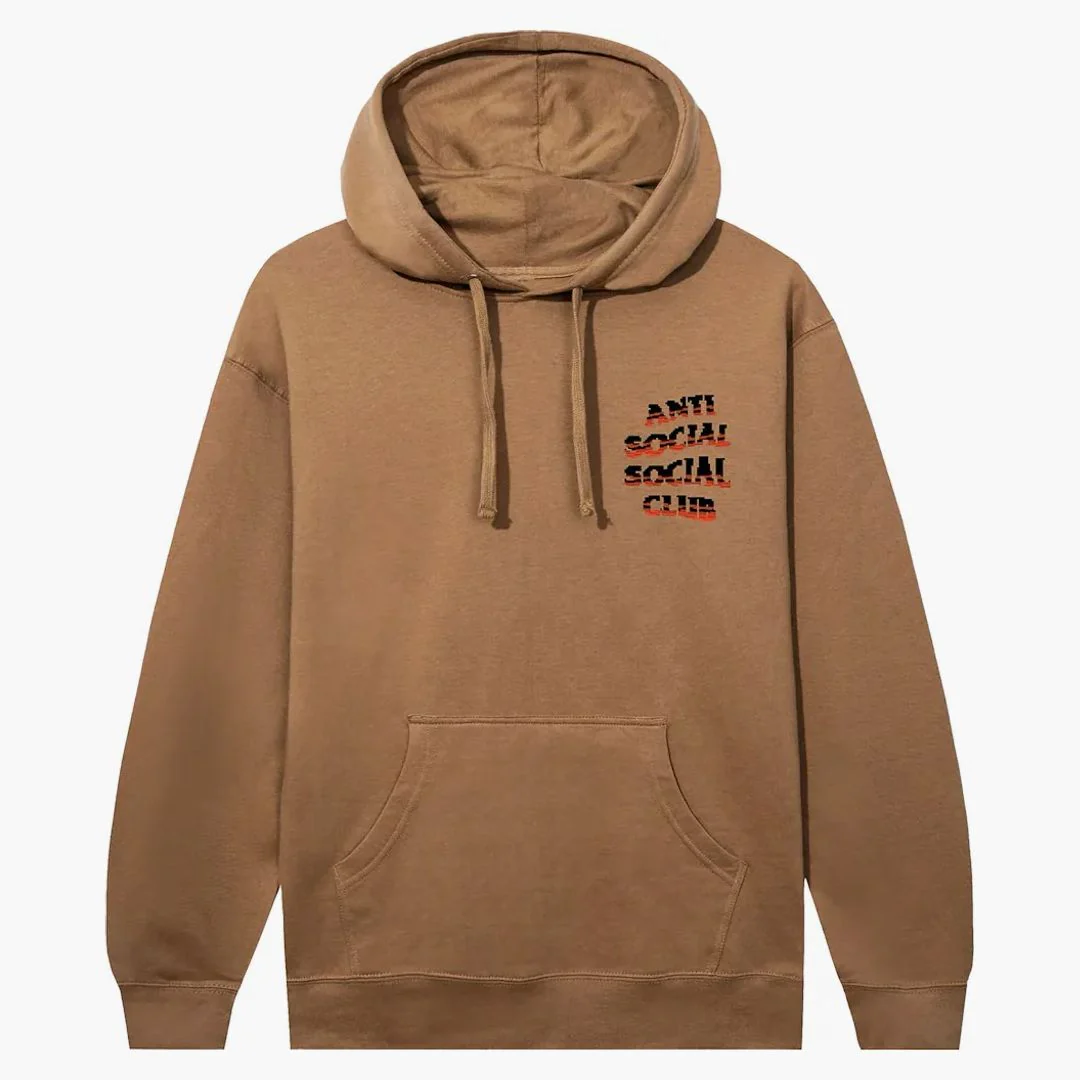 Anti Social Social Club We Melt Alone Hoodie Saddle