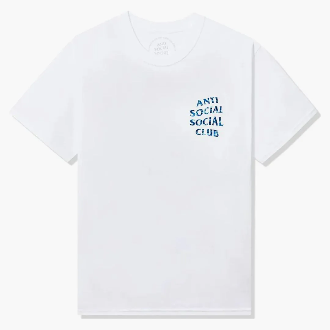 Anti Social Social Club Woody Blue Camo Tee White