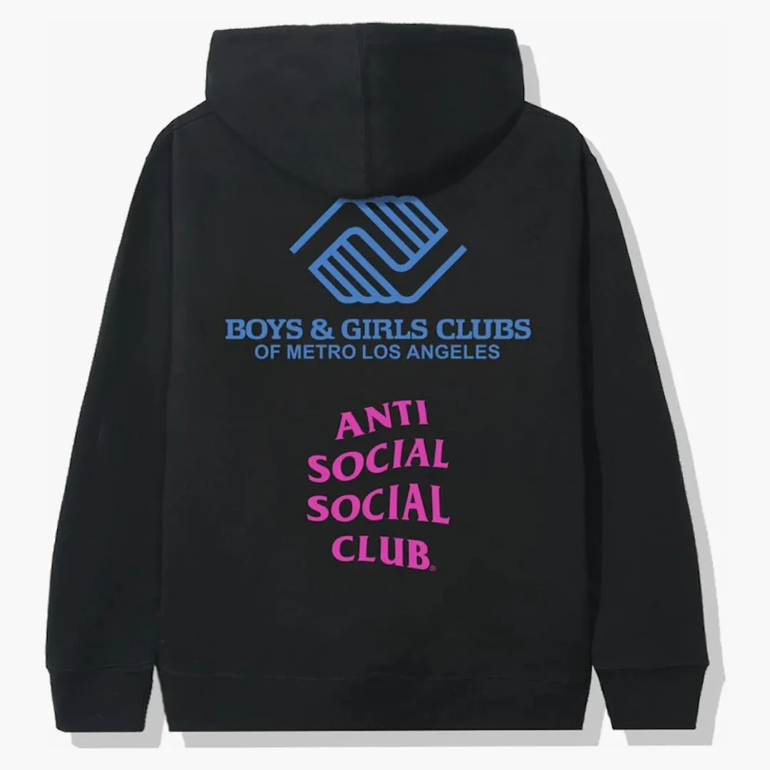 Anti Social Social Club X Bgcmla Hoodie Black - Image 2