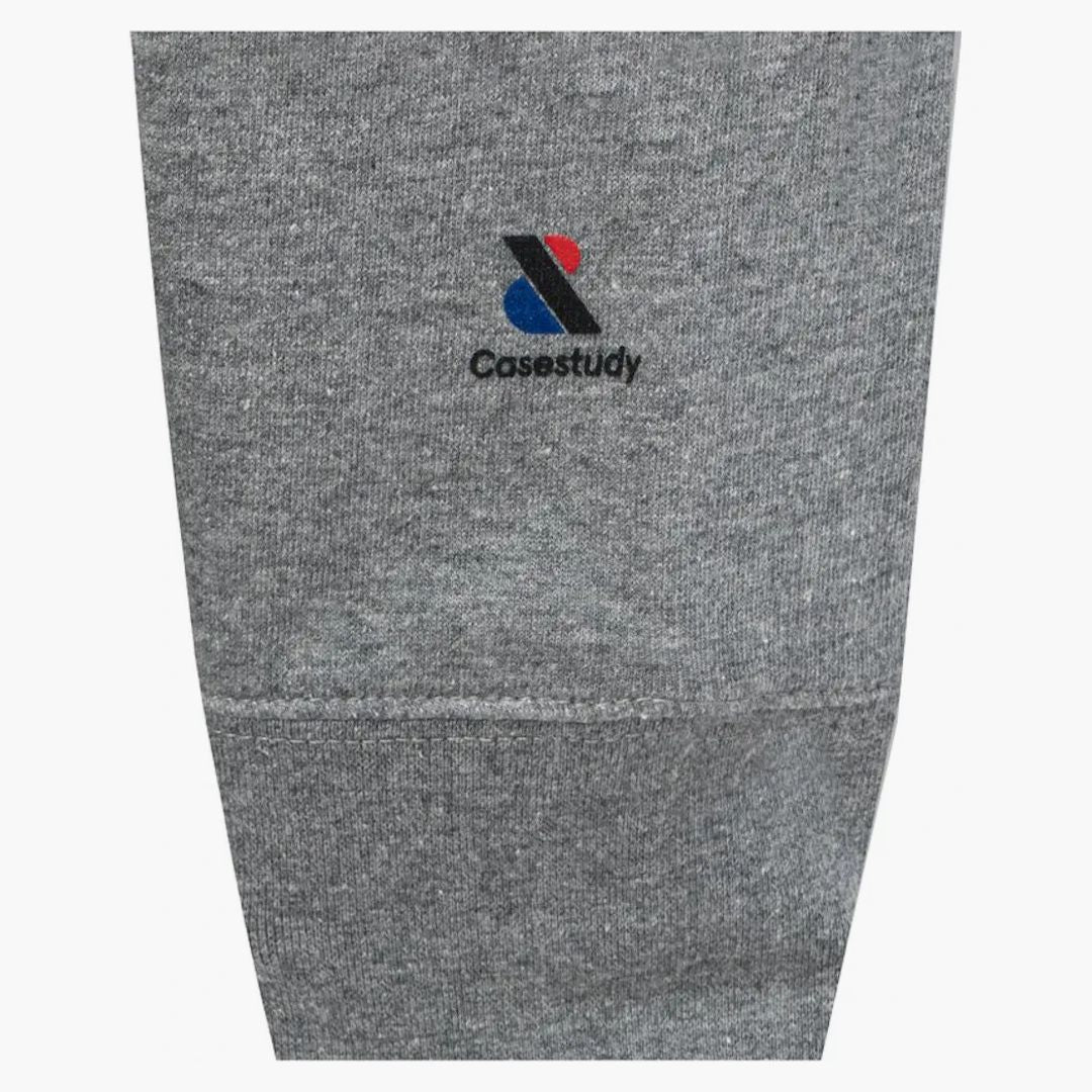 Anti Social Social Club X Case Study Flag Hoodie Grey - Image 2