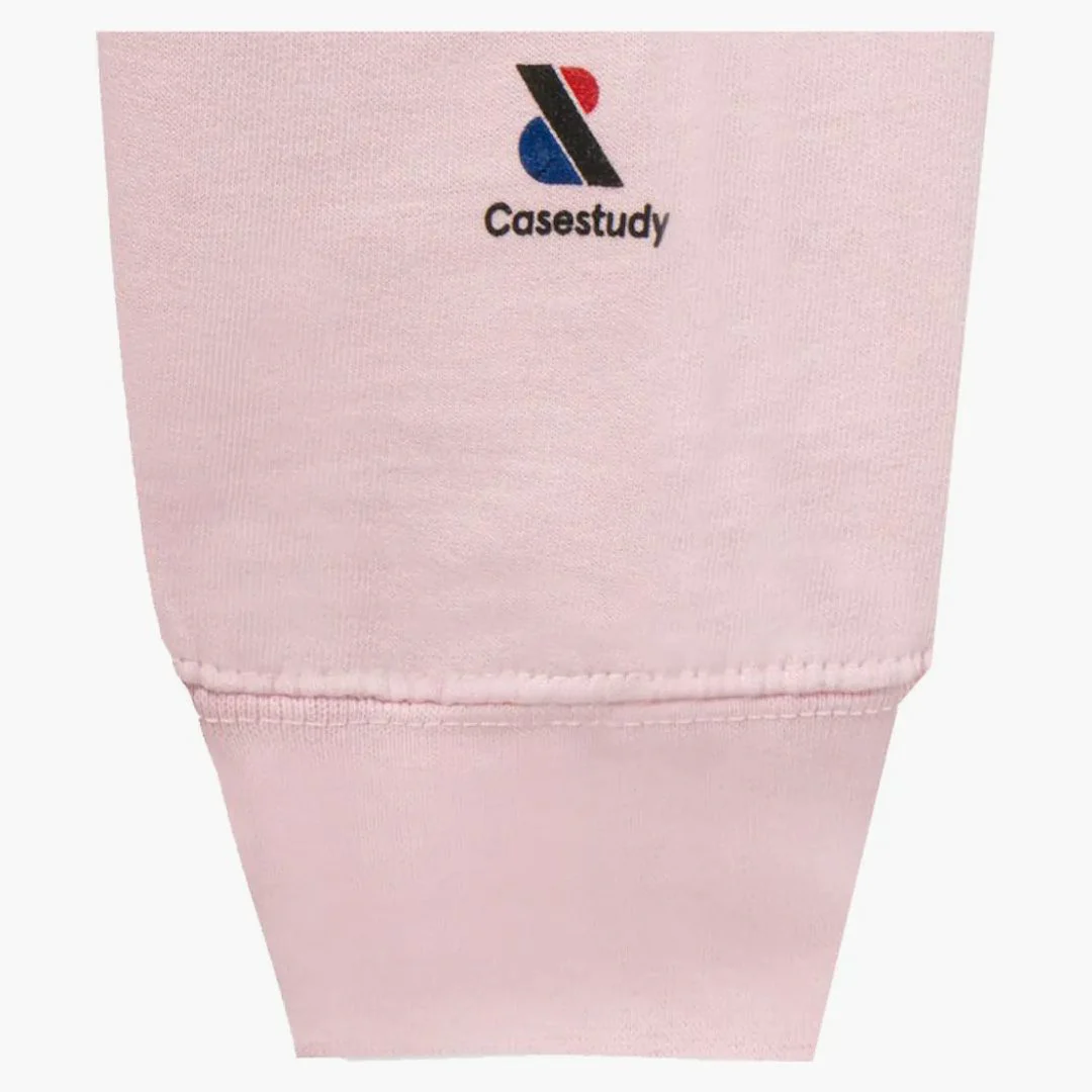 Anti Social Social Club X Case Study Flag Hoodie Pink - Image 3