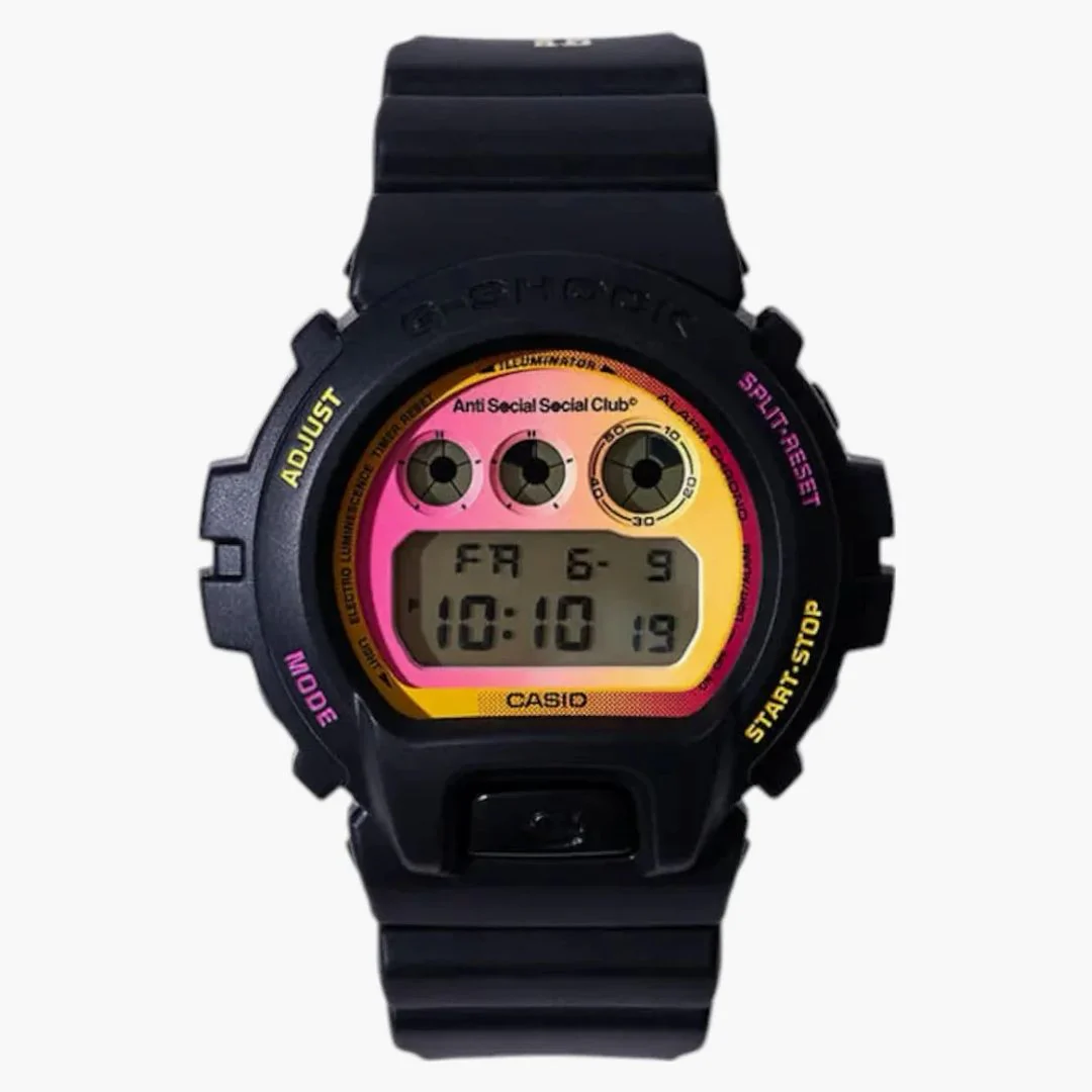 Anti Social Social Club X Casio G-shock 6900 Watch Black - Image 3
