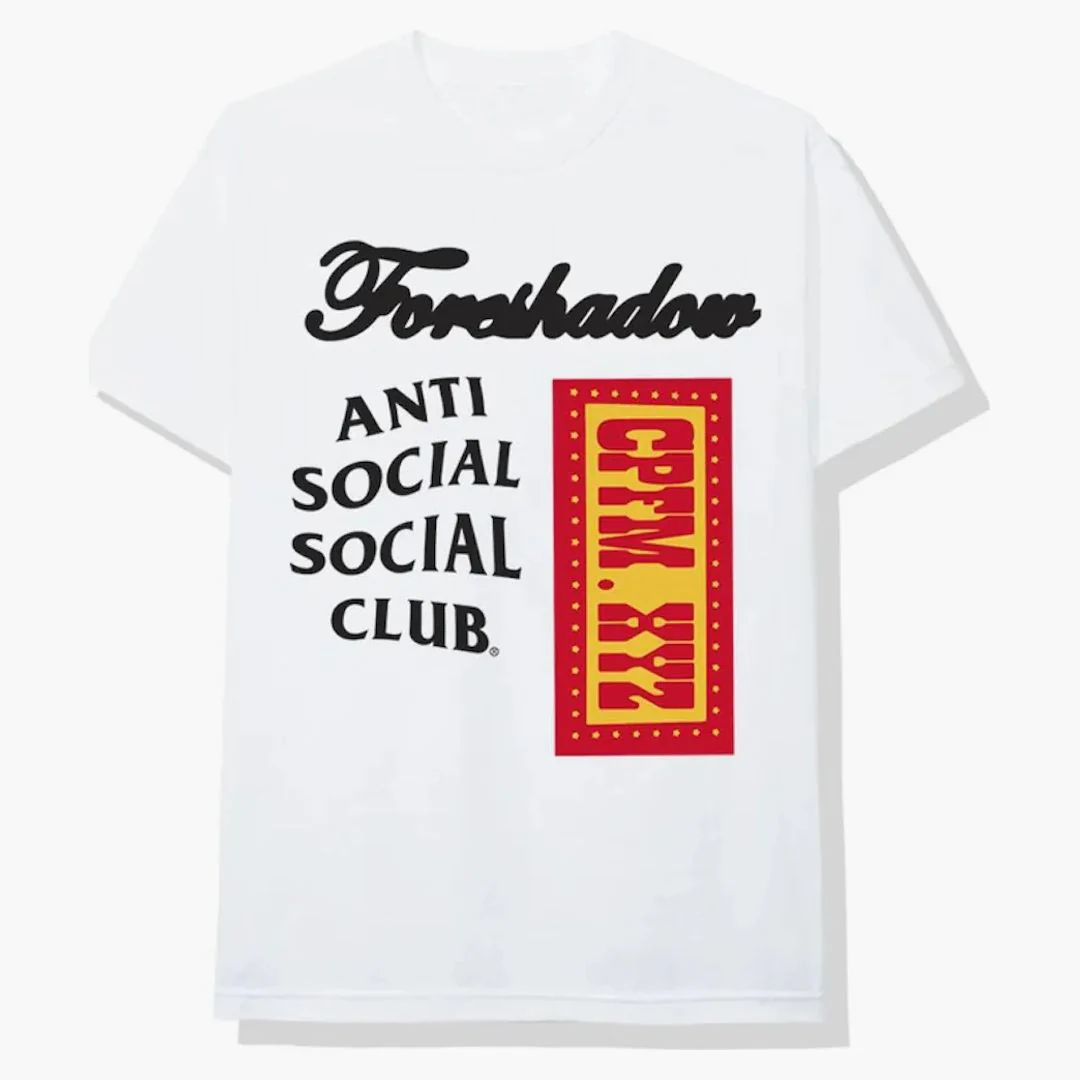 Anti Social Social Club X Cpfm Tee White
