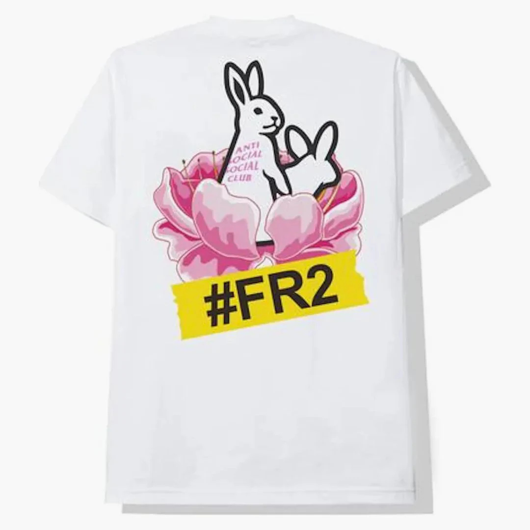 Anti Social Social Club X Fr2 Lapin T-shirt White