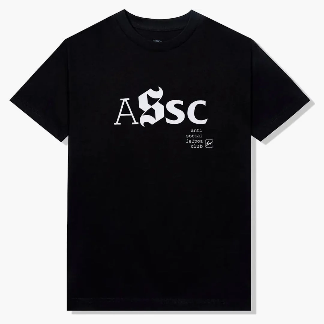 Anti Social Social Club X Fragment Type A Tee (fw22) Black - Image 2