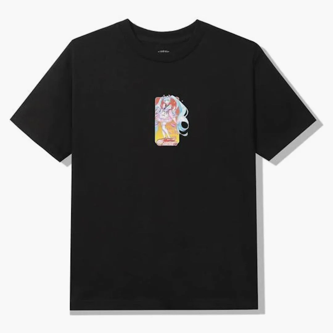 Anti Social Social Club X Good Smile Racing Hatsune Miku T-shirt Black - Image 2