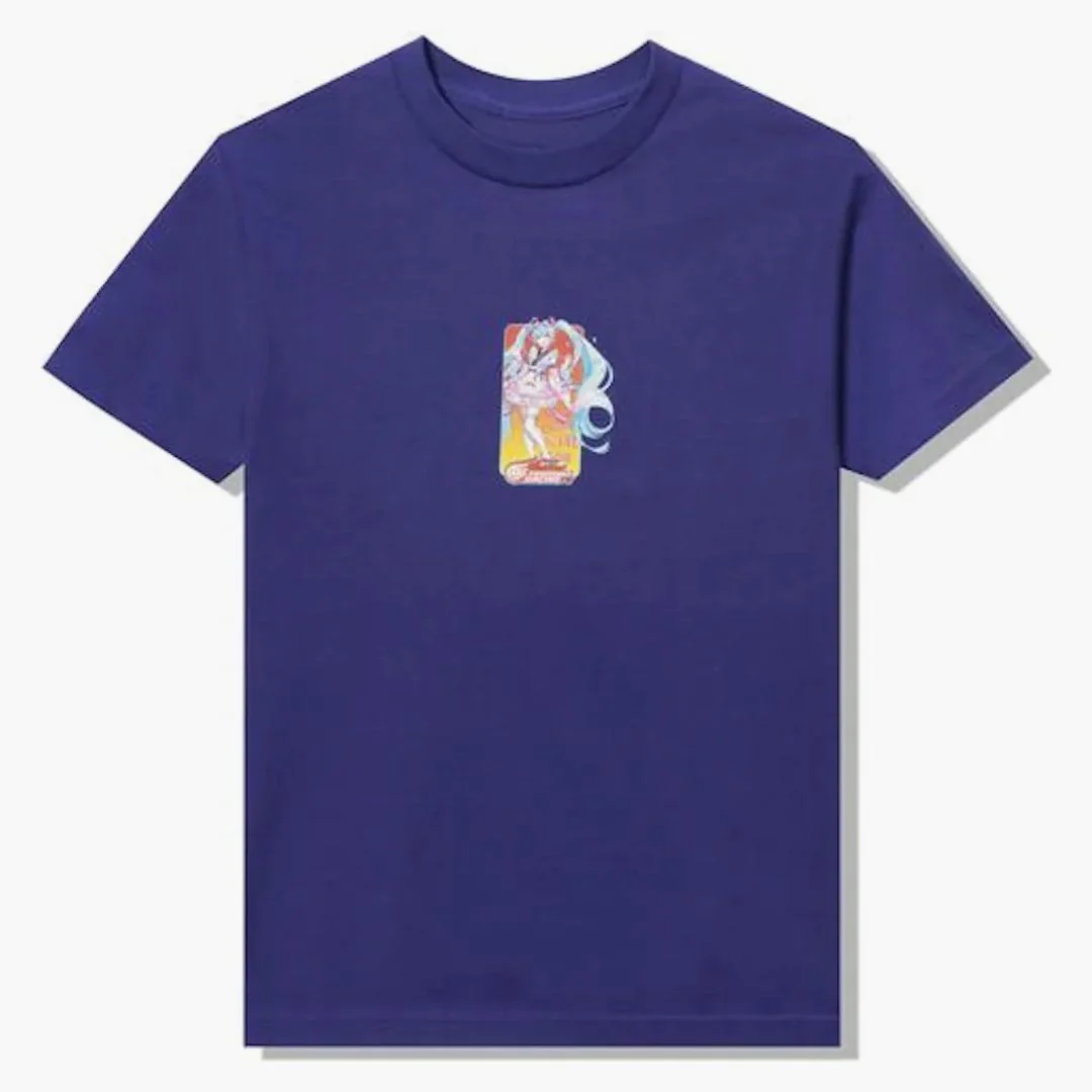 Anti Social Social Club X Good Smile Racing Hatsune Miku T-shirt Purple - Image 2