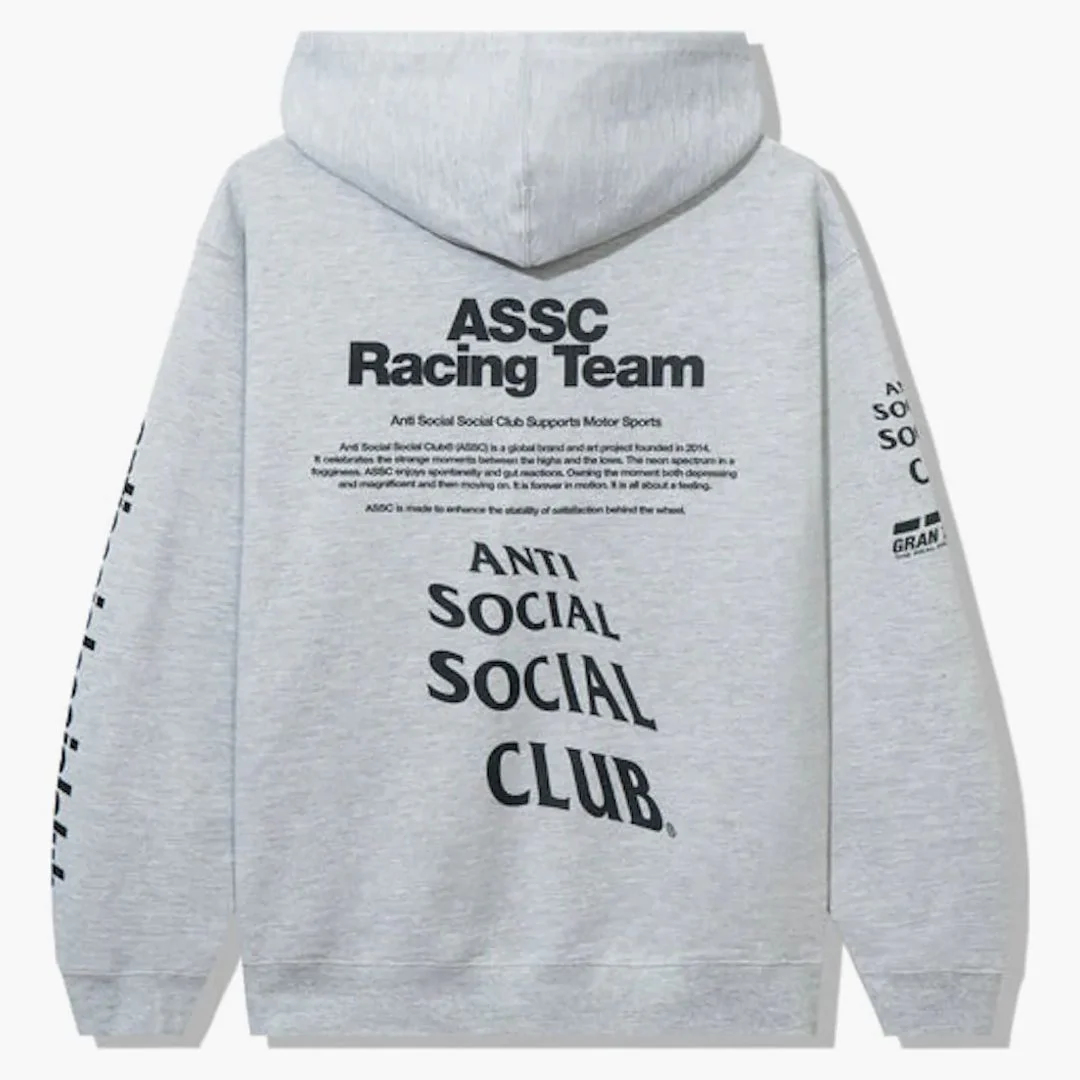 Anti Social Social Club X Gran Turismo Hoodie Grey - Image 2