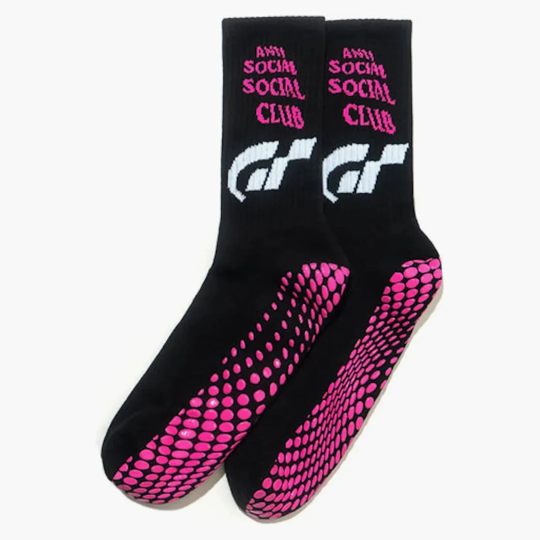 Anti Social Social Club X Gran Turismo Socks Black