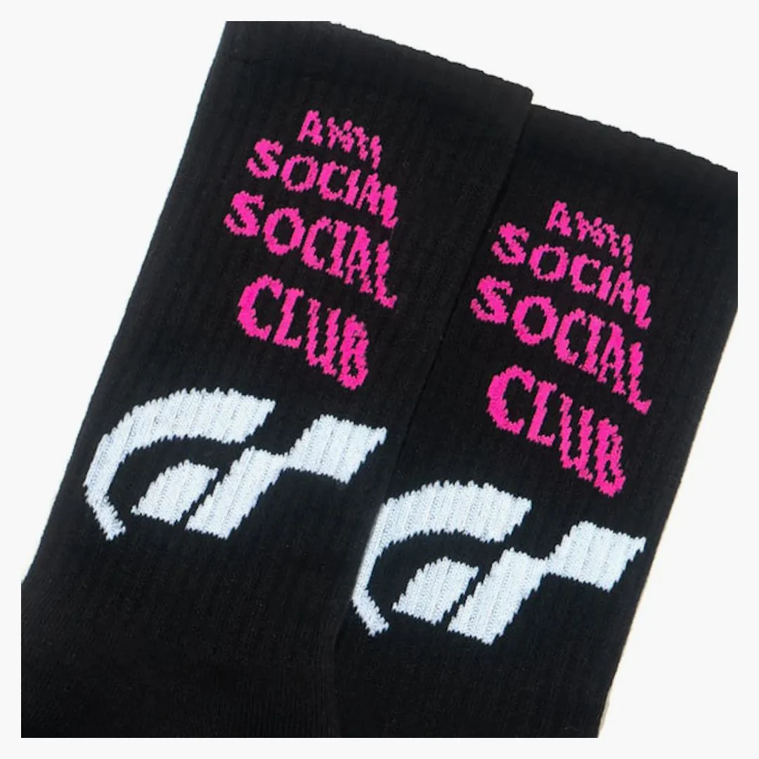 Anti Social Social Club X Gran Turismo Socks Black - Image 2