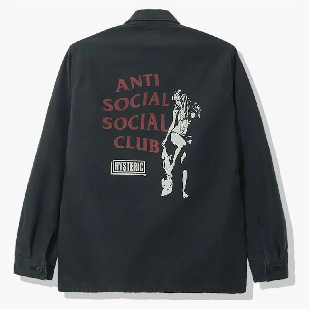 Anti Social Social Club X Hysteric Glamour Bdu Black