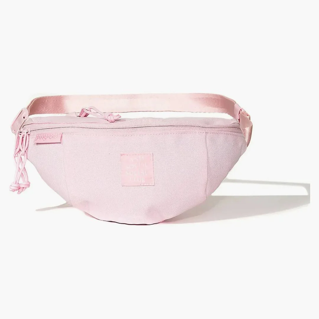 Anti Social Social Club X Jansport Fannypack Pink - Image 2