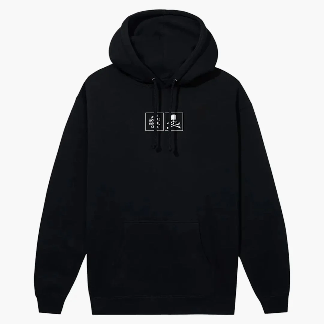 Anti Social Social Club X Mastermind Mmotch Hoodie Black - Image 2
