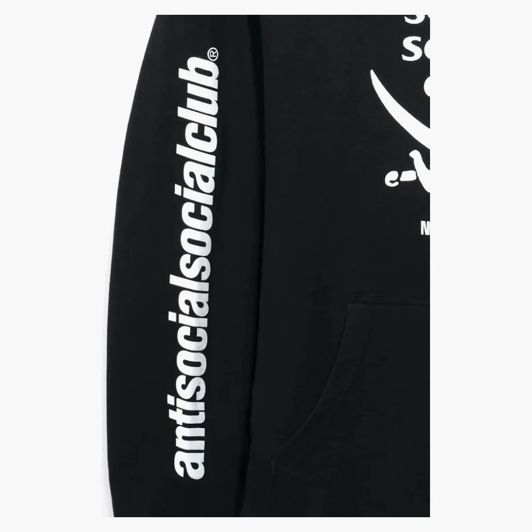 Anti Social Social Club X Neighborhood 6ix Black Hoodie Hoodie Black - Image 3