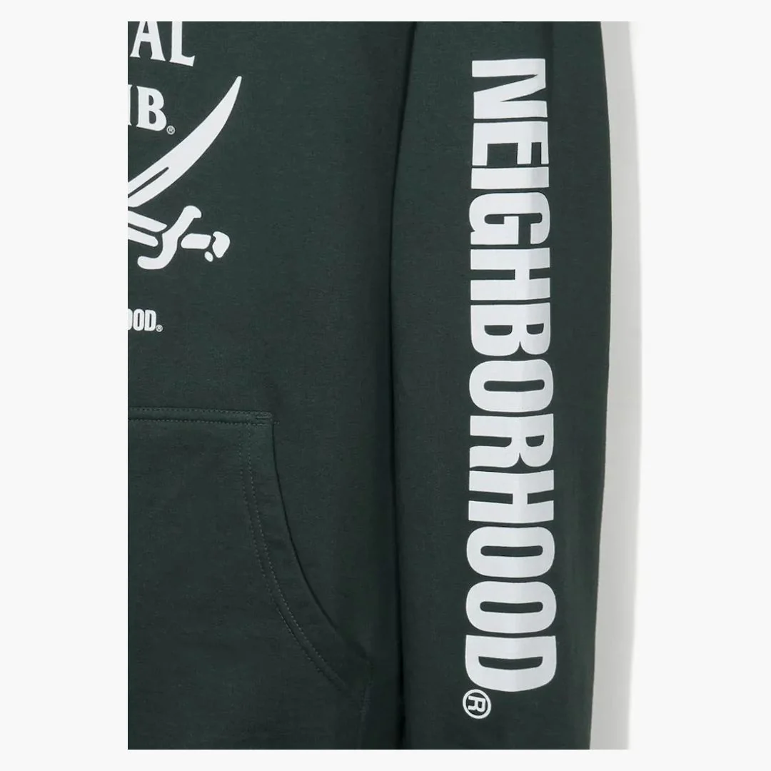 Anti Social Social Club X Neighborhood 6ix Green Hoodie Hoodie Green - Image 2