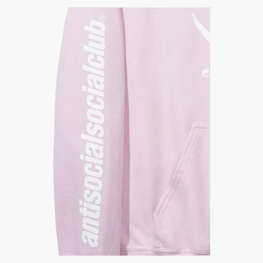Anti Social Social Club X Neighborhood 6ix Pink Hoodie Hoodie Pink - Image 3