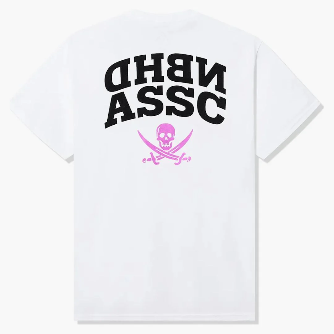 Anti Social Social Club X Neighborhood Reverse Tee White - Image 2