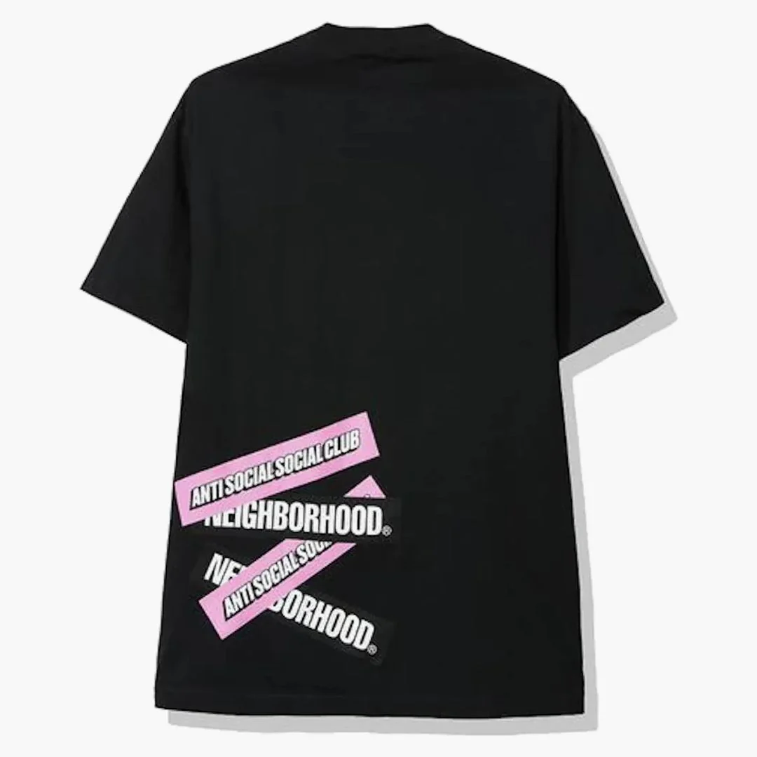 Anti Social Social Club X Neighborhood Stuck On You Tee Black