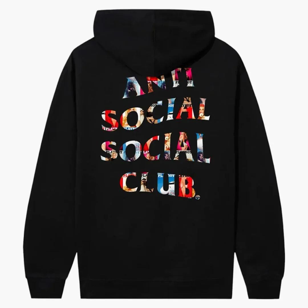 Anti Social Social Club X Playboy Of The Year Hoodie Black - Image 2