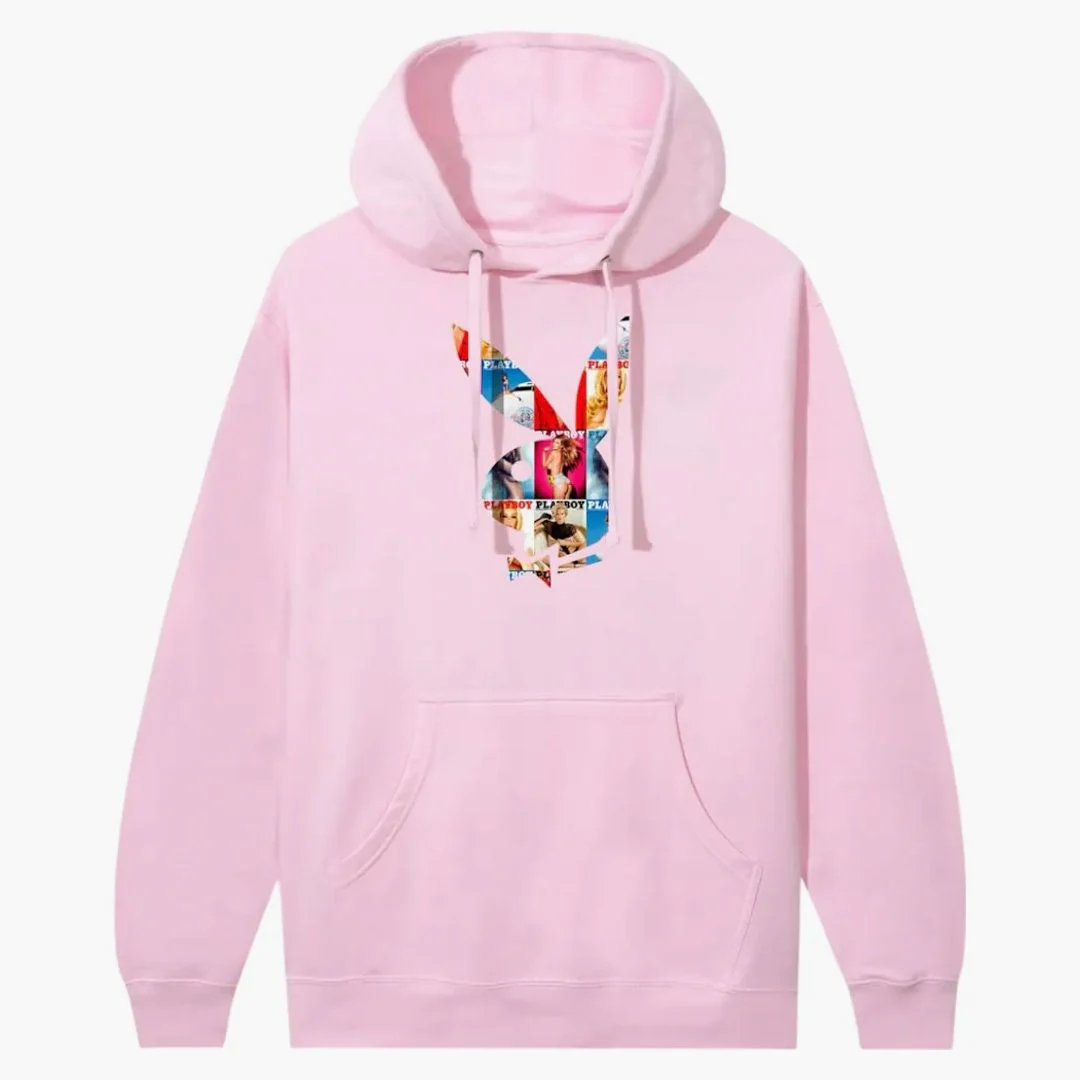 Anti Social Social Club X Playboy Of The Year Hoodie Light Pink