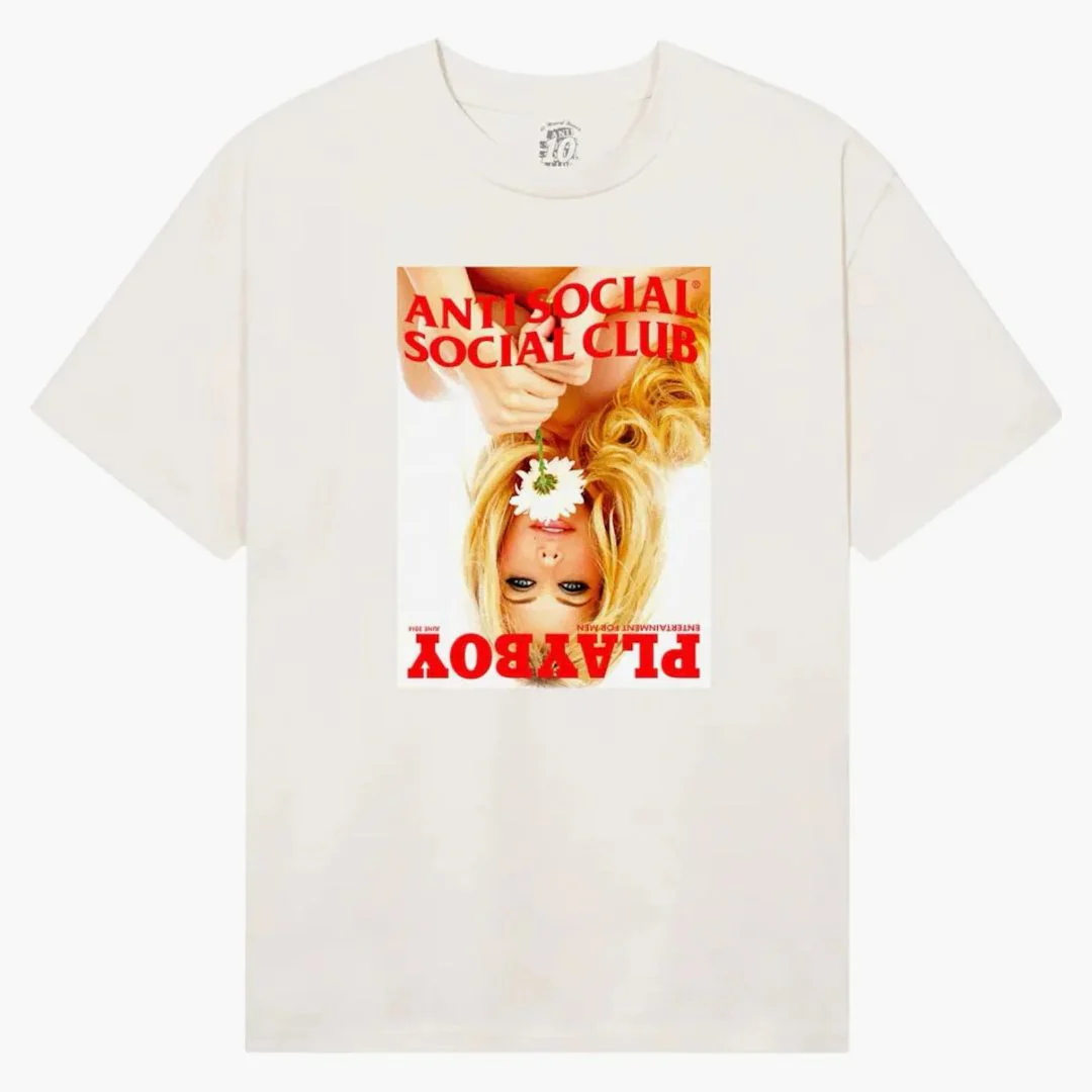 Anti Social Social Club X Playboy Of The Year Tee Natural
