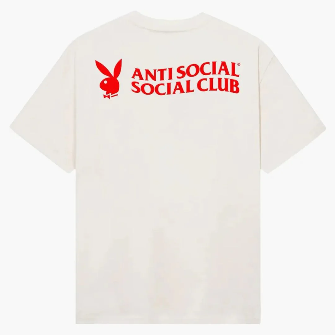 Anti Social Social Club X Playboy Of The Year Tee Natural - Image 2